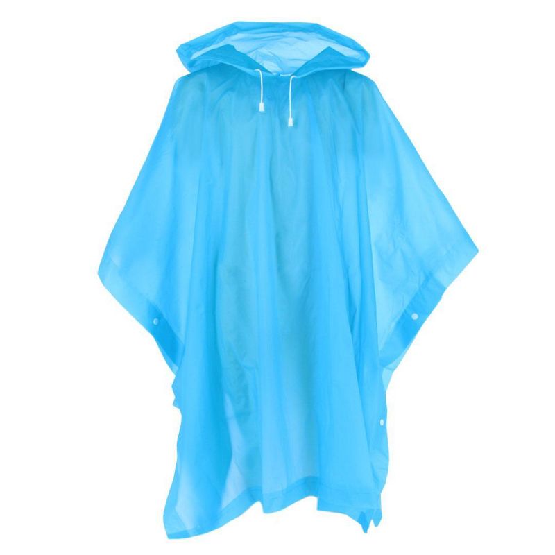 CTM Kids' One Size Fits Most Reusable Rain Pullover by Wootie, Blue