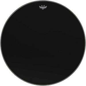 Remo Ebony Ambassador Resonant Bass Drum Head - 1 of 2