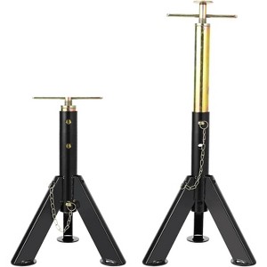 Acekool 3-Ton RV Stabilizer Jacks 2-Pack, 6000lbs Telescopic Adjustable 16"-30" Leveling Support Stands for 5th Wheels, Trailers, Campers, Black - 1 of 4