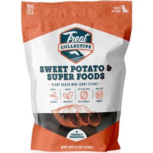 Treat Collective Sweet Potato & Super Foods Based Jerky Stick Dog Treat - 5oz - 1 of 4