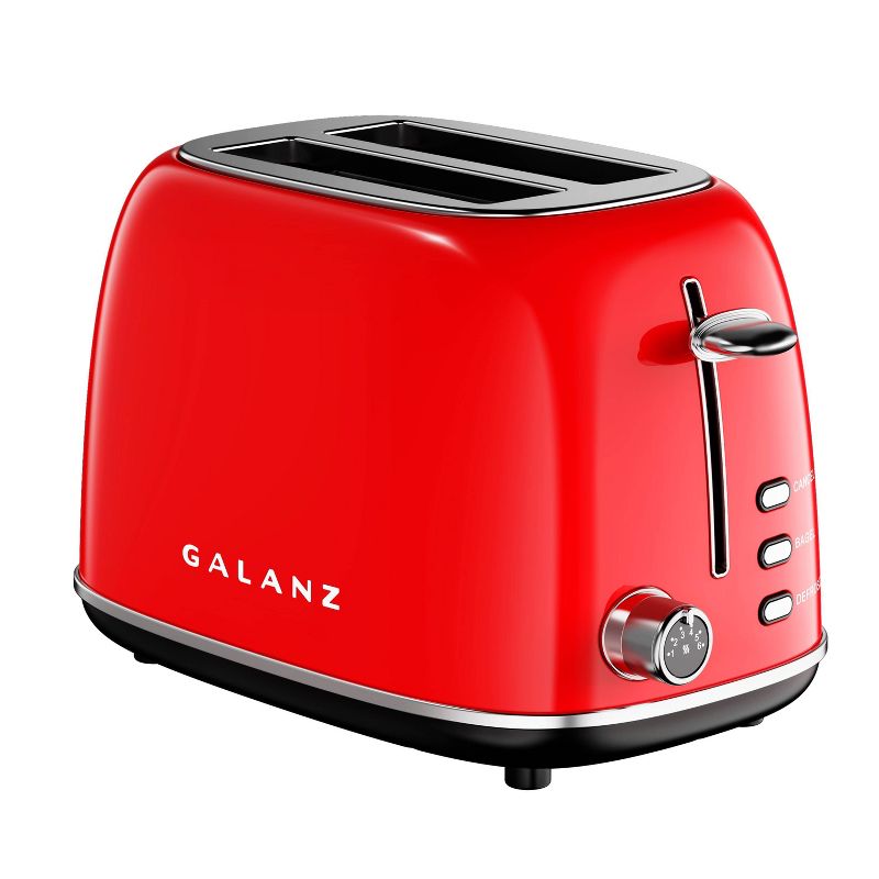 Galanz Americas Retro 2 Slice Toaster-Red, 1 of 9