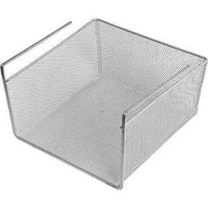 YBM Home Silver Mesh Under Shelf Storage Basket Organizer, Pack of 12 - 1 of 4
