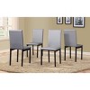 NicBex Set of 4 Dining Chair Faux Leather Upholstered Metal Legs Side Chair Dining Room Furniture - 2 of 4