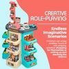 Kids Pretend Play Supermarket Playset – 47-Piece Interactive Grocery Store with Scanner, Credit Card Reader, Cart & Weighing Scale - 3 of 4