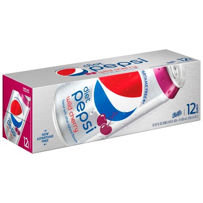 Diet Pepsi Wild Cherry Cola - 12pk/12 fl oz Cans