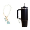 Unique Bargains Pearl Chain Bow Water Cup Pendant 1 Pc - 3 of 4