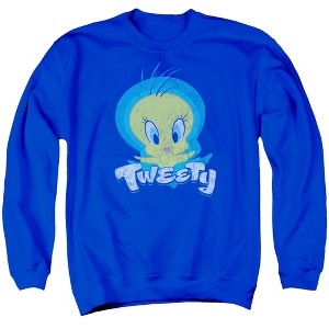 Looney Tunes Tweety Swirl Adult Crewneck Sweatshirt - 1 of 4
