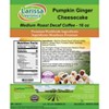 Larissa Veronica Pumpkin Ginger Cheesecake Medium Roast Decaf Coffee (Gourmet, Naturally Flavored, Whole Coffee Beans) (16 oz, ZIN: 564134) - 2 of 4