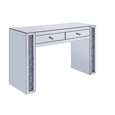 Noralie Vanity Table Mirrored/Faux Diamonds - Acme Furniture