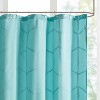 LunaLulinlk Printed Metallic Shower Curtain - 4 of 4