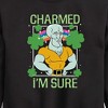 Boys' - SpongeBob Squarepants - Charmed I'm Sure Graphic Long Sleeve Fleece Sweatshirt - 2 of 4