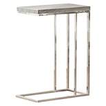 Lucia Chairside End Table Gray/Brown - Steve Silver