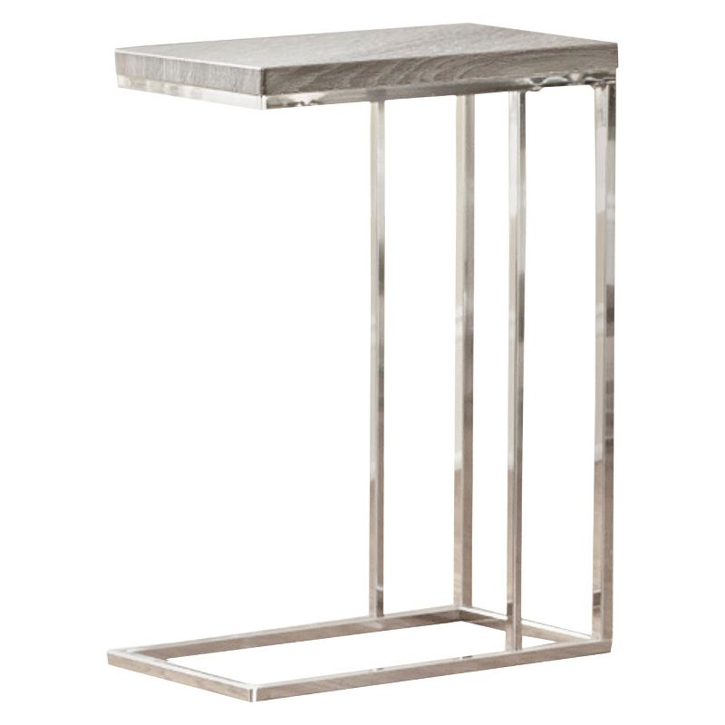 Lucia Chairside End Table Gray/Brown - Steve Silver, 1 of 5