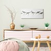 Stupell Industries Beach Bird Sandpipers Minimal Grey White Painting - 2 of 4