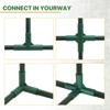 EAGLE PEAK Pack of 16pcs 4 Types Greenhouse Frame Connectors 0.63 in, PVC Pipe Joint for Flower Stands Gardening Frame Construction - 3 of 4