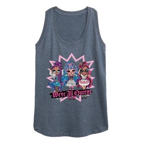 Women's - LOL Surprise! - We're All Queens Graphic Racerback Tank - 1 of 4