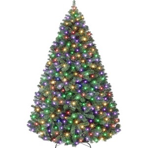 4.5ft/6ft/7.5ft/9ft Artificial Christmas Tree, Full Xmas Tree with  Foldable Base, Metal Hinges & Sturdy Metal Stand for Holiday Decor - 1 of 4