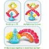 Kidoozie Rainbow Peacock Stacker, Many Ways to Stack, Colorful and engaging play, Easy to grasp, For Ages 12 months and up - 3 of 4