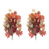 Mixed Fall Foliage Leaf Stem (Set of 2) - 3 of 3