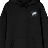 Marvel Universe Publishing Art Archive Venom Wall Crawling Long Sleeve Black Adult Hooded Sweatshirt - 3 of 4