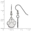 Black Bow Jewelry Sterling Silver Auburn Tigers NCAA Dangle Earrings - 2 of 3