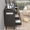 Sideboard 62.9", White Buffet Cabinet with 9 Drawers, Modern Storage for Living Room, Bedroom and Kitchen - 4 of 4