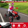 JOYRACER 24V Kids Ride on Toys ATV 4 Wheeler, 2 Seater 800W Motor for Big Kids, 7Ah Battery Powered Electric Vehicle Quad w/Kneepads, Bluetooth - 2 of 4