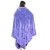 Women's Cozy Fuzzy Wrap Sweaters, Fleece Wearable Blanket Comfy Plush Sleevesless Blankets for Adult, Capee Wrap Cover for Full Body - Tirrinia - 2 of 4