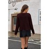 Women Knit Cardigan Sweaters Fall Fashion Long Sleeve Open Front Button Down Trendy Casual Jacket Winter Clothes - 4 of 4