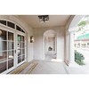 Sana Collection Outdoor Fixture - Black Aluminum, Dimmable, 1 Bulb, 100W, Wet Rated - 4 of 4