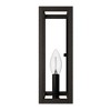 Hunter Fans 6" Squire Manor Wall Light Matte Black Finish Elegant Lantern Design for Indoor Damp Rated Spaces - 4 of 4
