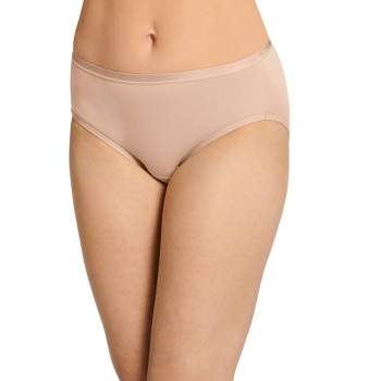 Jockey Womens Plus Size Elance Brief 3 Pack Underwear Briefs 100% Cotton 10  Green Icicle/light Yellow/soft Spring : Target