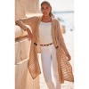 Women's Buckle Trim Open Cardigan - LASCANA - 3 of 4