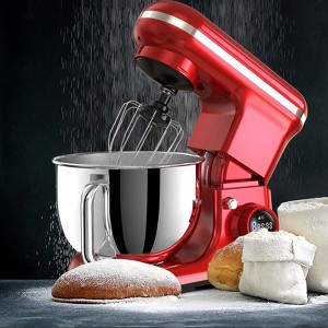 SUGIFT Stand Mixer 5.3QT 650W 8-Speed Kitchen Electric Mixer with Dough Hook, Beater & Whisk, Tilt-Head Design, Digital Display - 1 of 4