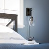 1-Light Edis Portable Lamp Blackened Oil Rubbed Bronze - Kenroy Home: Modern Sconce with Clear Glass Shade, ETL Listed - 4 of 4