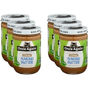 Once Again Nut Butter Organic Smooth Almond - Case of 6 - 16 oz - 1 of 2