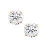 Designs By Gioelli 14K Gold Over Sterling Silver Cubic Zirconia Stud Earrings - 3 of 3