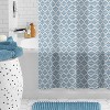 LunaLulinlk 30% Recycled PEVA Shower Curtain with Hooks - 4 of 4