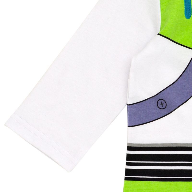 Disney Pixar Toy Story Buzz Lightyear Zip Up Cosplay Coverall Newborn to Toddler, 5 of 7