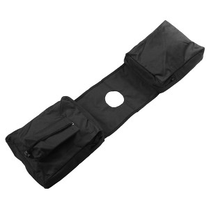 Unique Bargains Motorcycle ATV Tank Saddle Storage Bag for Polaris Sportsman 450 570 850 Black - 1 of 4