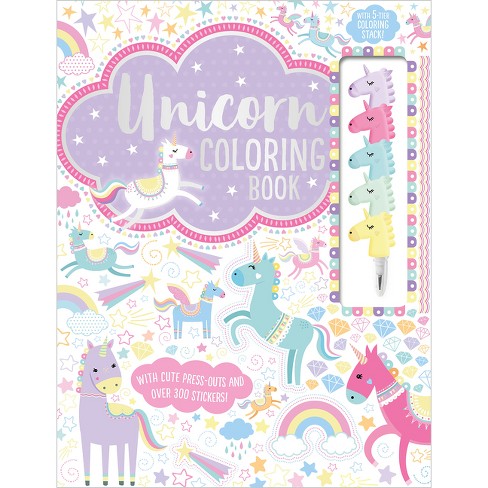 Unicorn Coloring Book - By Make Believe Ideas (paperback) : Target
