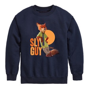 Boys' - Disney - Sly Guy Graphic Long Sleeve Fleece Sweatshirt - 1 of 4