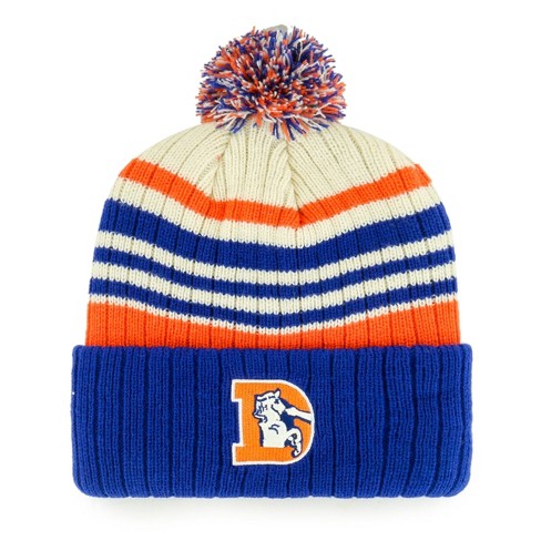 Men's '47 Royal Denver Broncos Legacy Bering Cuffed Knit Hat with Pom