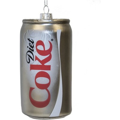 Kurt Adler Glass Diet Coke Can Christmas Tree Ornament