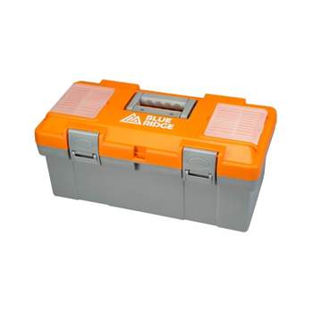 Rolling Tool Box with Wheels, Foldable Comfort Handle, and