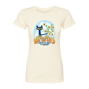 Women's - Pete the Cat - Aquarius Fitted Graphic T-Shirt - 1 of 3