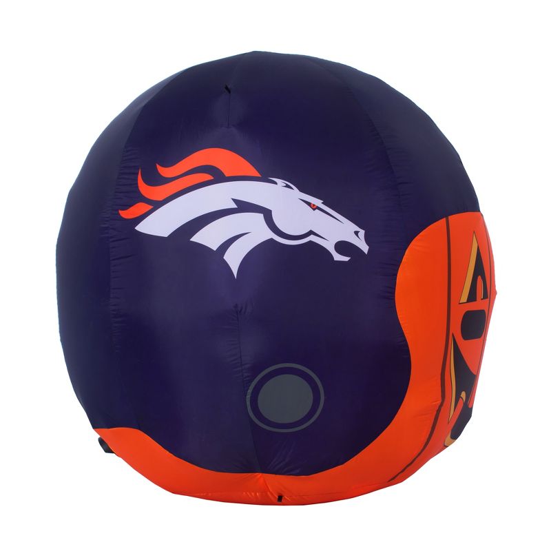 NFL Denver Broncos Inflatable Jack O' Helmet, 4 ft Tall, Orange, 4 of 6