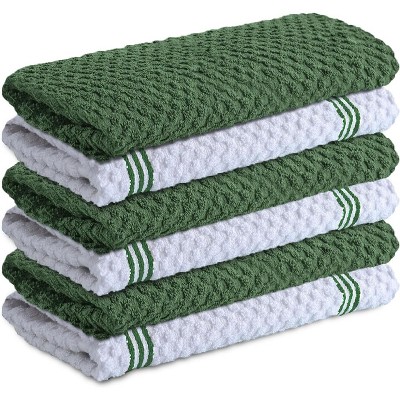 Cotton Kitchen Towels, Ultra Soft Tea Towel, Super Absorbent Terry Dish Towels for Kitchen Linens, 15x25 Inch