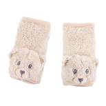 Hudson Baby Infant Unisex Cushioned Strap Covers, Tan Bear, One Size