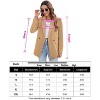 Women's Blazers Casual Oversized Long Sleeve Open Front Lapel Lightweight Suit Blazer Jackets with Pockets - 4 of 4